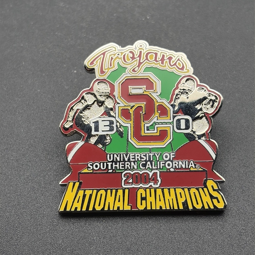 University of Southern California USC Football 2004 National Champions Lapel Pin